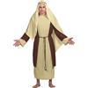 Generico Costume Gesù Uomo Adulto Gesù Cristo Vestito Messia Costume Profeta Costumi Croce Gesuita Religioso Abito Catena per Carnevale Natale Cosplay