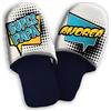 Generic Pantofole Ciabatte in Spugna Personalizzate con Foto 36 37 38 39 40 41 42 43 44 45 Idea Regalo Festa del papà Uomo Compleanno per Lui Natale ''Comics Dad'' con Nome
