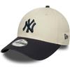 New Era Chyt Colour Block 9Forty - Berretto regolabile NY Yankees, colore: Beige Navy, taglia: Youth