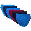 Tesmark 6/12 paia di slip hipster in cotone colorato con elastico in vita per ragazzi slip tinta unita assortiti biancheria intima per ragazzi taglia UK 2-13 anni, Tinta unita assortiti, 9-11 Years