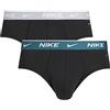 Nike BRIEF 2PK Nero HWH L