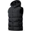 Vhersily 2025 Smanicato Antivento Gilet Giubbino Uomo Smanicati Gilet da Lavoro Uomini Piumini Inverno Imbottito Classic Cappotto Monocolore Cappotti Per Mezze Stagioni, Stile Urbano Y2K Hip Hop