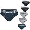 Sergio Tacchini Pack 6 Paia Slip/Boxer Cotone Bielastico Art.9002/3 (6 Paia Slip Art.9003-4 / M)