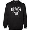 La Maglieria Felpa con Cappuccio Ketama Rapper Unisex Uomo Donna Bambino ketam126 Alta qualità! (M, Nero)