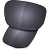 Saucer Lenti di ricambio premium per occhiali da sole Oakley Style Switch OO9194, Scudo Nero Polarizzato, Taglia unica