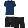 hermet pigiama corto uomo in cotone mezza manica INTER art. J10 2070 (M)