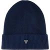 guess Cappello Uomo Cuffia Lavorazione a Costine AM9430POL01 Blu L