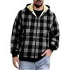Generico Felpa Uomo con Zip Invernale Passamontagna Giacca Hip Hop Stile Comoda Felpe con Cappuccio Pile Balaclava Hoodies Autunno Moda Manica Lunga Sweatshirt Cotone Maglione Termico Spesso