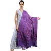Exotic India Scialle da preghiera da donna in policotone con mantra stampato Sri Ram Jai Ram Jai Jai Ram Ram | Scialle per meditazione e yoga, stola per uomini e donne (unisex), Viola, Taglia Unica