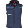 CHEMAGLIETTE! Giacca Da Lavoro Giubbino Smanicato Gilet Trapuntato con Tasche Payper Azua 2.0, Colore: Navy, Taglia: L