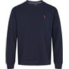 U.S. Polo Assn. Adler - Felpa da uomo, in puro cotone, colore blu scuro, taglia S