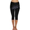 Generico Pantaloncini Costume Donna Vita Alta Lunghi Attillati Mare Pantaloncini da Bagno Modellante Arricciato Piscina Short da Bagno Spiaggia Bikini Pantaloni Estivi Sportivi (Bianco, XXL)
