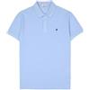 Brooksfield Polo in Piquet di Cotone con Logo Ricamato Colore Iris