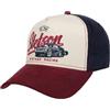 Stetson Cappellino Vintage Racing Uomo - Strapback cap Berretto Baseball Fibbia in Metallo, con Visiera Estate/Inverno Primavera Estate Autunno Inverno - Taglia Unica Blu-Rosso