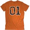 3stylercollection vintage T-Shirt Uomo Generale Lee 01 - Bo e Luke - Linea Vintage - Cotone Organico 140 gr/mq