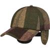 Lipodo Kennett - Berretto invernale con paraorecchie, da baseball, da donna/uomo, con chiusura posteriore, fodera, cinturino in pelle, autunno-inverno, taglia M (57-58 cm), colore: Verde oliva