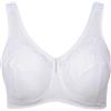 Ulla Popken Reggiseno Sostenitivo Senza Ferretto con Pizzo Bianco 105E 659343209-105E
