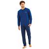 Il Granchio Pigiama Uomo Cotone Lungo Leggero Estivo (M, 1066 Jeans)