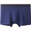 LaseVe Confezioni 3/6 Uomo Confortevole Biancheria Intima con Tasca Segreta Nascosta Mutande Viaggio A Prova di Borseggiatore Boxer (Color : Blue-6 Packs, Size : XL)