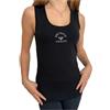Emporio Armani Canotta Donna Canottiera Canotta Spalla Larga Cotone Elasticizzato con Logo Articolo 163319 4R223, 00020 Nero - Black, L
