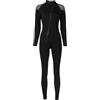 renvena Muta Termica per Donna Costume da Bagno in Un Pezzo Unico con Cerniera Muta da Sub Intero 3mm Neoprene per Surf Diving Snorkeling Nuotare Anti-UV Nero XL