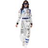 NaLatia Costume da Astronauta per Adulti Uomo Donna Tuta Apaziale Argentata Costume da Astronauta Tuta Spaziale con Guanti per Occhiali da Astronauto