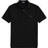 Ralph Lauren Polo in piquet vestibilità aderente., nero, XL