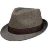 LIPODO Classic Cappello Trilby Spigato con Fascia unicolore Uomo Autunno Inverno