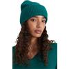 Style & Republic Chunky Beanie da donna in 100% cashmere, lungo e generoso taglio - Il tuo morbido berretto a maglia di alta qualità per eleganti momenti autunnali e invernali, foresta