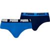 PUMA Slip Uomo in Confezione Doppia XL, Light Blue