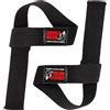 Gorilla Wear Straps per Sollevamento Senza Imbottitura Nero