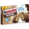 CAIYA Ferrero - Hanuta Riegel 172,5 g - Wafer al Cacao Ripieno di Crema al Latte e alle Nocciole