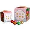 Il Tomolo Cubo di Ovetti al Cioccolato Gusti Assortiti - Artigianale -Senza Glutine - 150 g - Autore Chocolate