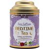 SAN-CHA Sancha Tea Boutique, tè della buonanotte, bustine di tè senza caffeina, 25 bustine di tè piramidali, per alleviare lo stress e dormire bene, miscela di vera vaniglia, lavanda, rosa e fiori di