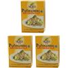 Vittleitaly Moro: Pasta Pizzoccheri a base di grano saraceno integrale duro - 500 g (500 gr) in pietra macinata (confezione da 3) [ Importazione italiana ]