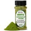 ISULA DI ANGELO CABIZZOSU Menta in Polvere Liofilizzata -100% Menta Hierbabuena -17 g (Equivale a 210 g Fresco) - 100% Italiana - Lavorata entro 2 ore - Aroma Intenso - Per Cocktail, Dolci, Insalate e Tisane -ISULA
