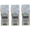 Riso Della Corte Ba` Riso Carnaroli semilavorato Italiano, naturalmente senza glutine, ideale per tutti i tipi di risotti, confezione atmosfera protettiva, pack 3 x 1 kg