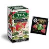 Mlesna Tè alla Fragola Tea Mlesna - Confezione da 180 filtri laminati salvaroma in 6 comodi dispenser da 30 filtri l'uno - Tè nero di Ceylon con essenza naturale di fragola