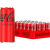Coca-Cola Zero Sugar - Bevanda rinfrescante contenente caffeina con gusto originale di Coca-Cola - zero zucchero e senza calorie - in eleganti lattine (24 x 330 ml)