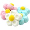 Generico Marshamallow Senza Glutine Margherite Vari Colori (Confezione 900 Gr) Per Compleanni Nascite Battesimi Comunione (Colorati)