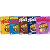 CAIYA 5X Krave Mix Choco Fagottini Misti di Cereali Choco Nut Milk, Brownie, Cookies & Cream, Roulette 410g [5 Confezioni]