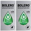 Generico SET 48 BOLERO DA 3 GRAMMI Apple Preparato istantaneo polvere solubile in bustine Sticks per Bevande con Stevia e Vitamina C e Senza Zucchero ideale per fitness e diete