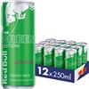 Red Bull Energy Drink Green Edition, Cactus, confezione da 12-12 x 250ml I Bevanda energetica con gusto estivo di cactus I Stimola Corpo e Spirito