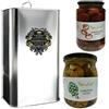 Voglia Di Puglia Olio Extravergine Di Oliva Da Olive Peranzana 3 Litri E Sottoli Senza Conservanti 270 Grammi
