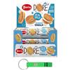 Beni Culinari Doria Dore' Frollini con Ripieno alla Vaniglia, biscotti di pasta frolla con crema alla vaniglia,Multipack BOX 20x75g + Portachiavi Beni Culinari in Omaggio