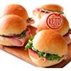 Line@Diet 8 PANINI KETO Line@diet da 50g, alto contenuto di proteine, low carb, ipocalorico, senza zuccheri, FASE 1