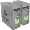 Generico SET 48 BOLERO DA 8 grammi Iced Green Tea Raspberry Pomegranate Preparato istantaneo polvere solubile in bustine Sticks per Bevande con Stevia e Vitamina C e Senza Zucchero ideale per fitness e diete