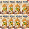 MENDOSA Misura Fibrextra Croccanti Extra, Farina Integrale con Semi di Sesamo, Fiocchi d'Avena e Chia, 160g, Confezione da 8