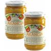 Agritur - Confettura Extra Biologica di Arancia Classic Bio, 60% Frutta, con Zucchero di Canna e Pectina, Naturale e Gustosa, Ideale per Colazione, Dolci e Yogurt, Pack 2×330 g