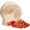 Sicilia Bedda - Pecorino Primo Sale Siciliano Naturale/Pepato - Canestrato di Sicilia - Caciocavallo - Vastedda Siciliana - Prodotto 100% Siciliano (Primo Sale con Peperoncino Formetta (Gr. 350_400))